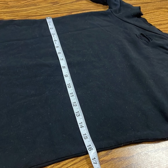 Distressed cut out / torn look / cold shoulder fashion lightweight sweatshirt S - Picture 14 of 15